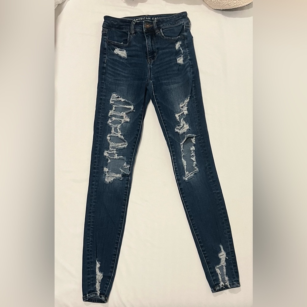 American Eagle next level stretch high rise Jegging juniors 2 long